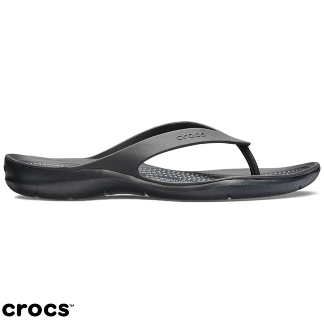 Crocs 卡駱馳 (女鞋) 激浪女士人字拖 204974-060