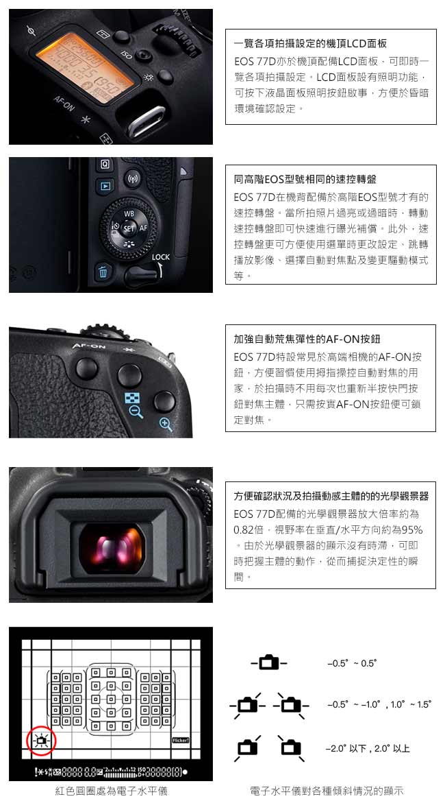 【超值組】Canon EOS 77D 18-135mm 變焦鏡組 (公司貨)