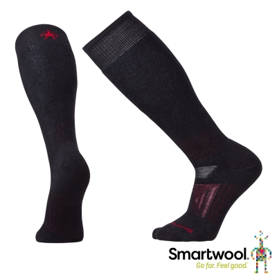 SmartWool 羊毛襪 PhD戶外重量級減震高筒襪 黑色