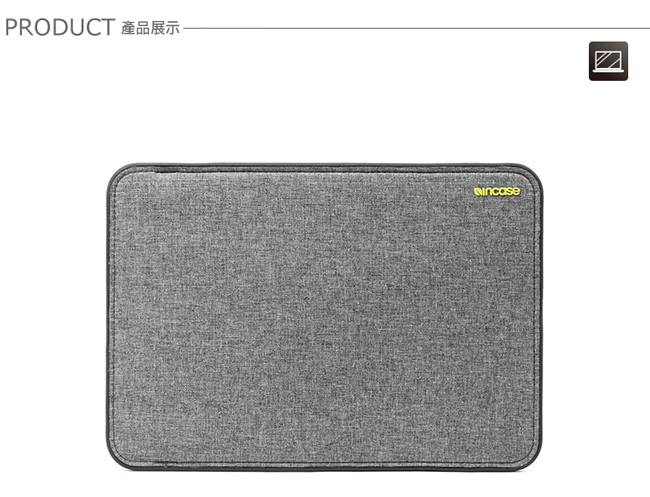 INCASE ICON MacBook Air 13 吋磁吸內袋-時尚灰/黑
