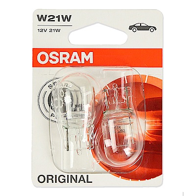 OSRAM 汽車原廠燈泡 W21W 12V/21W 7505-02B 日規/單芯專用小燈