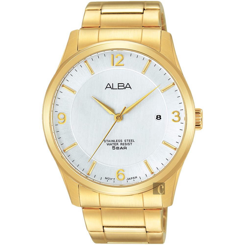 ALBA 時尚東京限定石英腕錶(AS9C16X1)-銀x金/40mm