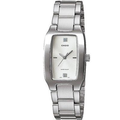 CASIO 清新時尚酒桶型指針腕錶(LTP-1165A-7C2)白面/22mm