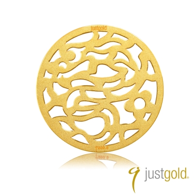 鎮金店Just Gold 金幣-花開富貴金幣(龍)