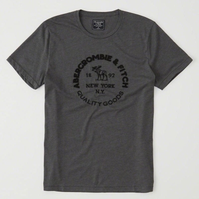 AF a&f Abercrombie & Fitch 短袖 T恤 灰色 0340
