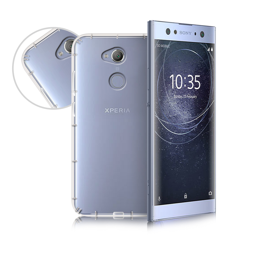 Xmart for Xperia XA2 Ultra 四角防護抗震氣墊保護殼