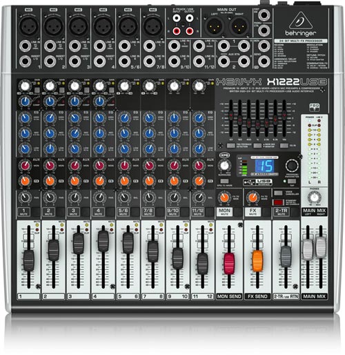 BEHRINGER XENYX X1222USB 混音器