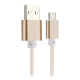 WELLY USB3.1 Type-C 金屬搖滾編織高速傳輸充電線 (25cm) product thumbnail 4