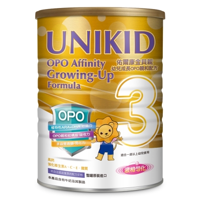 UNIKID 佑爾康金貝親 幼兒成長OPO親和配方900g