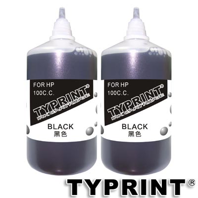 TY 『HP專用』 連續供墨補充墨水100CC (黑色/二瓶裝)
