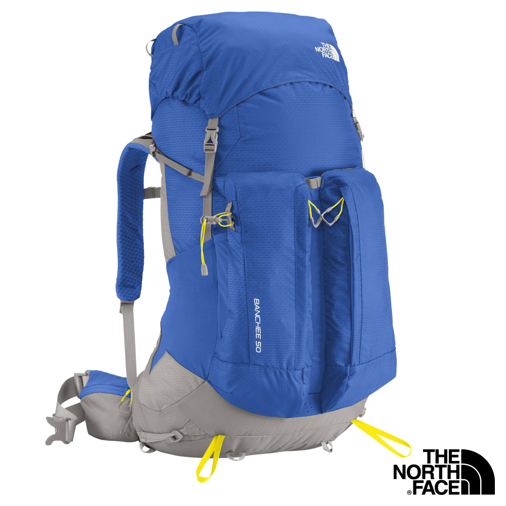 The North Face 50升 BANCHEE 輕量專業登山背包 航海藍/能量黃