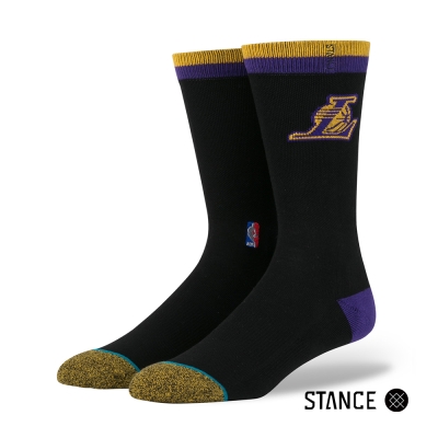 STANCE LAKERS CASUAL LOGO-男襪-NBA球隊襪
