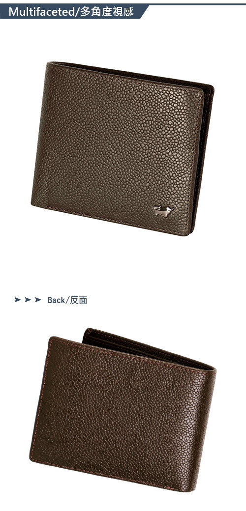 BRAUN BUFFEL - CHUCHO丘喬系列10卡皮夾 - 可可色