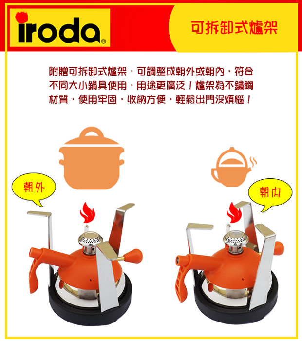 IRODA 充填式迷你瓦斯爐