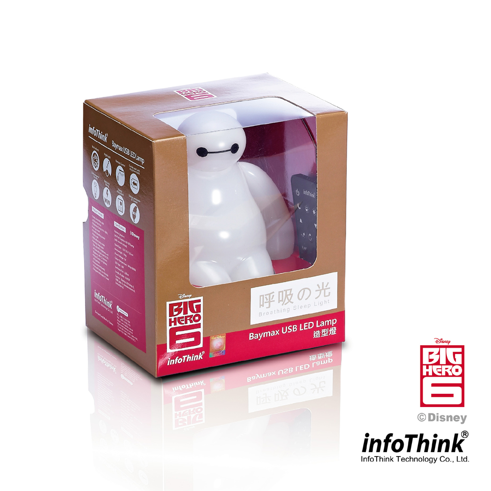 InfoThink BayMax 杯麵 USB LED 造型燈(含遙控器)