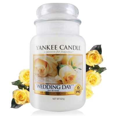 YANKEE CANDLE香氛蠟燭-婚禮的祝福623g