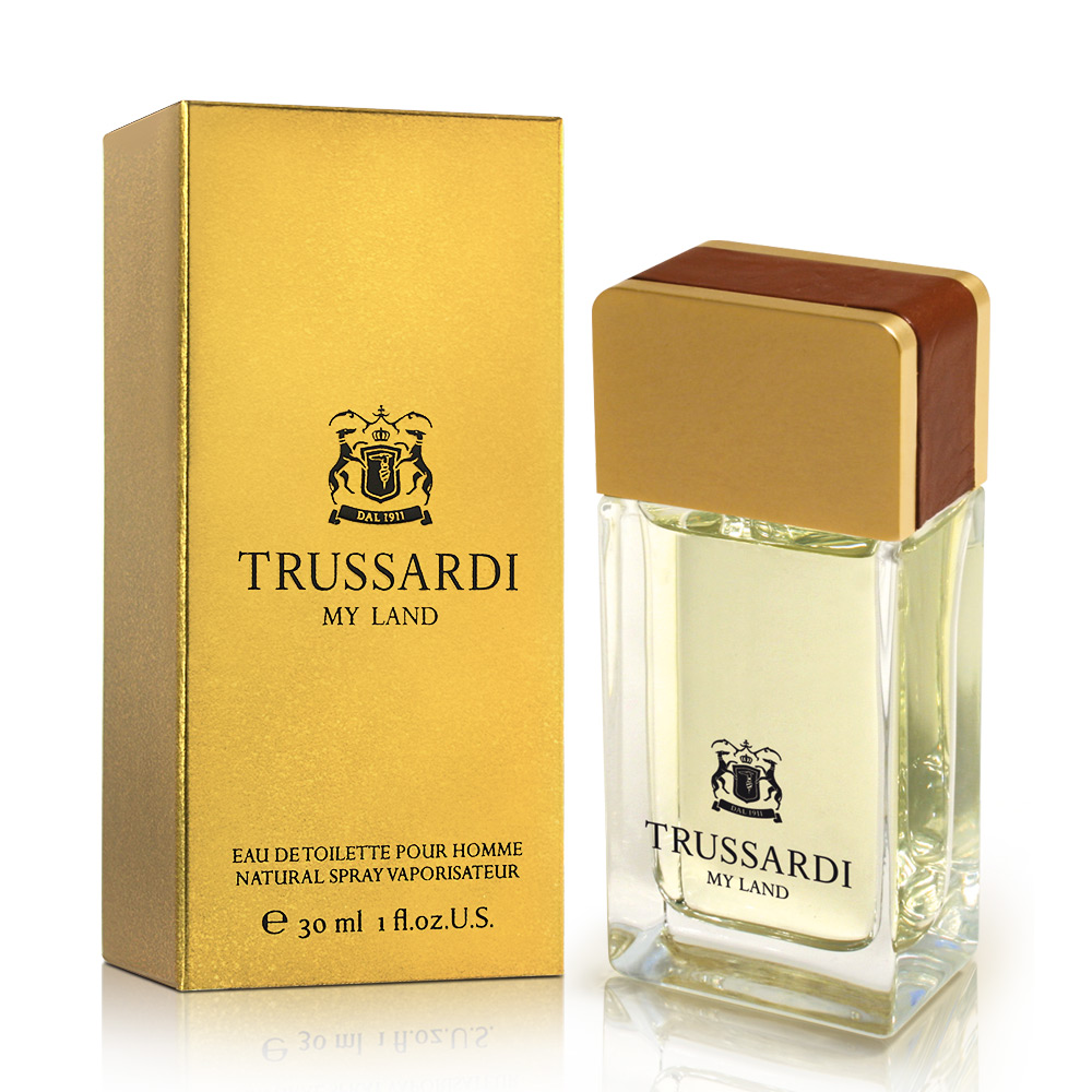 Trussardi楚沙迪 My Land男性淡香水(30ml)-送品牌針管