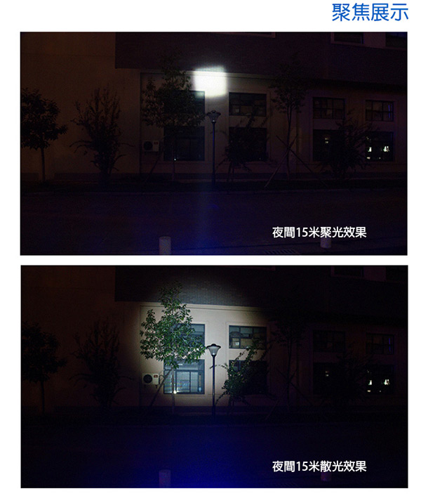 Naturehike三段式多功能省電LED手電筒 帳棚燈 營地燈 藍色-急
