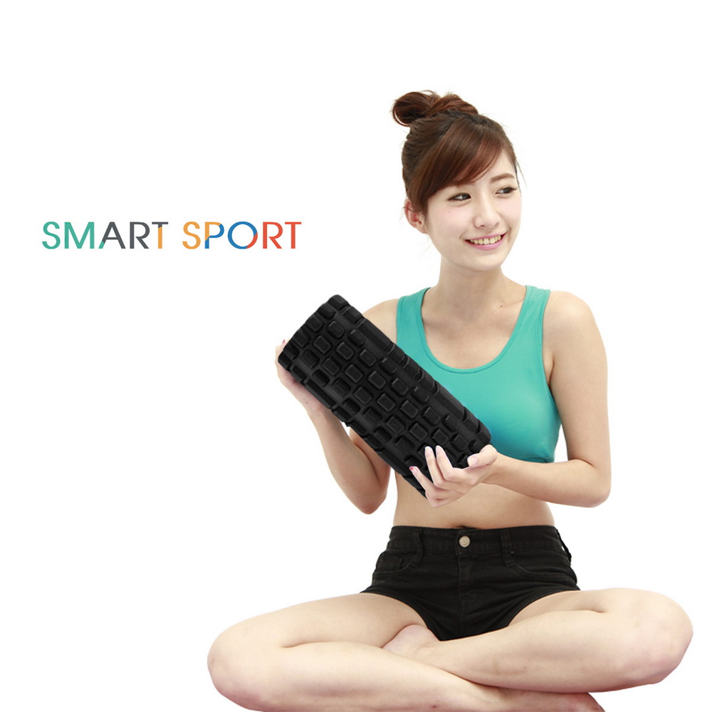 [SMART SPORT] 環保瑜珈棒/按摩滾輪 - 絢麗寶石款 (暗闇黑色) -急速配