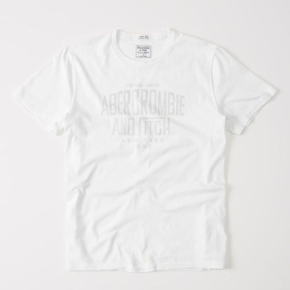af a&f Abercrombie & Fitch 短袖 T恤 白色 0614