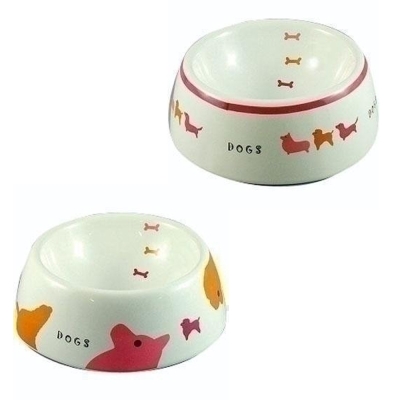 日本Marukan 陶瓷狗食碗盆- M (DC-197/DC-199)