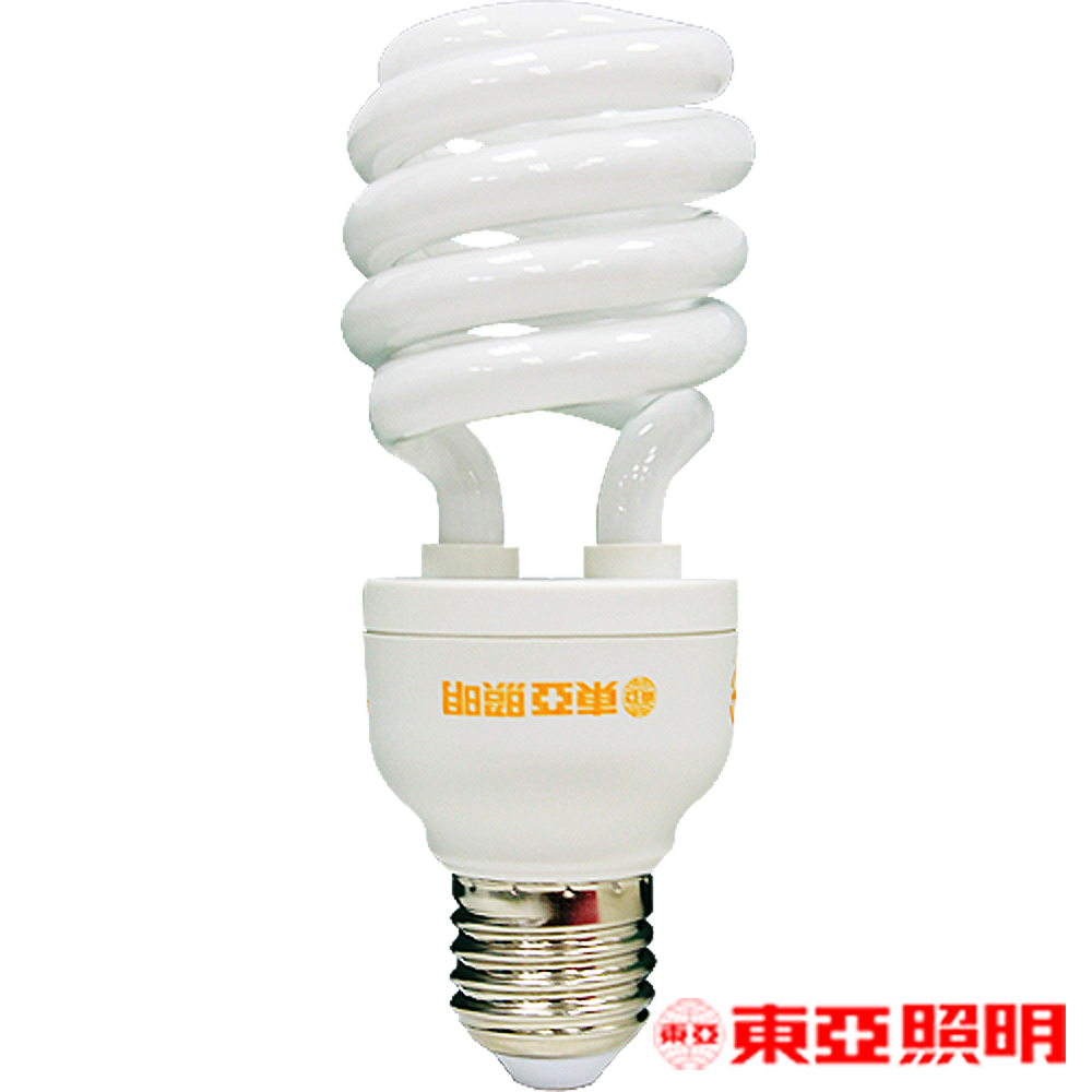 東亞照明 24W半螺型燈泡【台灣製造 】黃光10入