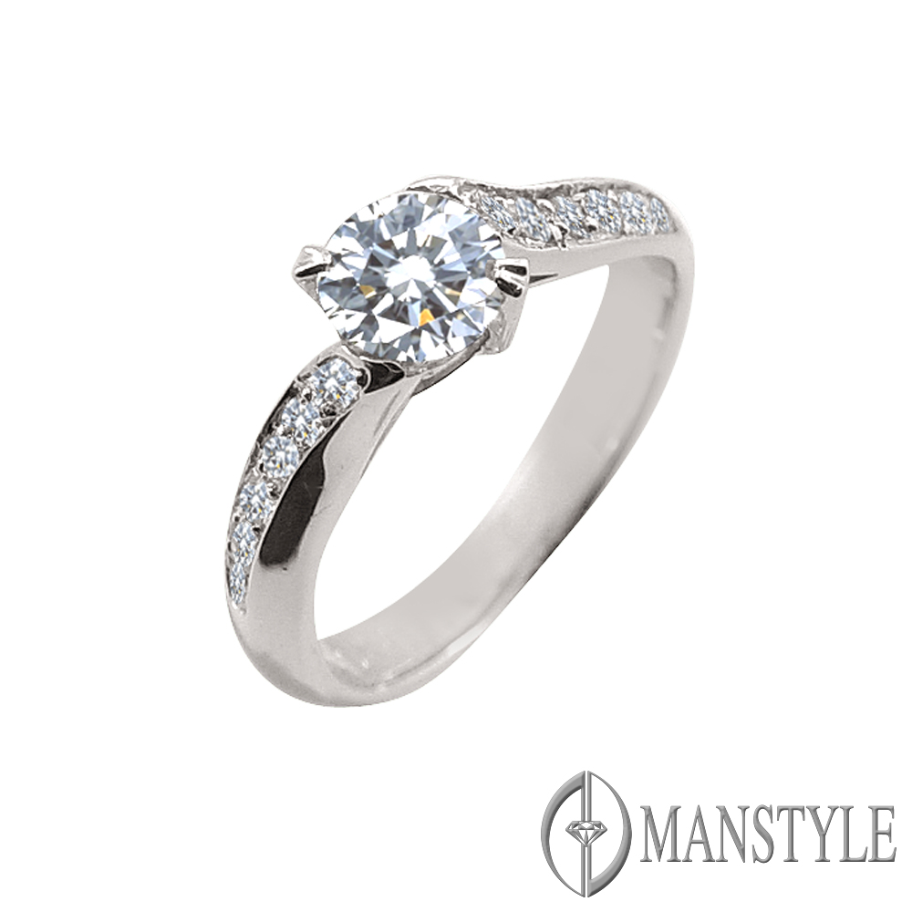 MANSTYLE「浪漫情懷」0.50ct 八心八箭鑽戒