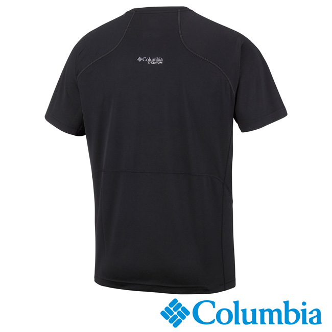 Columbia 哥倫比亞 男-鈦防曬15涼感快排短袖上衣 黑UAE06330BK