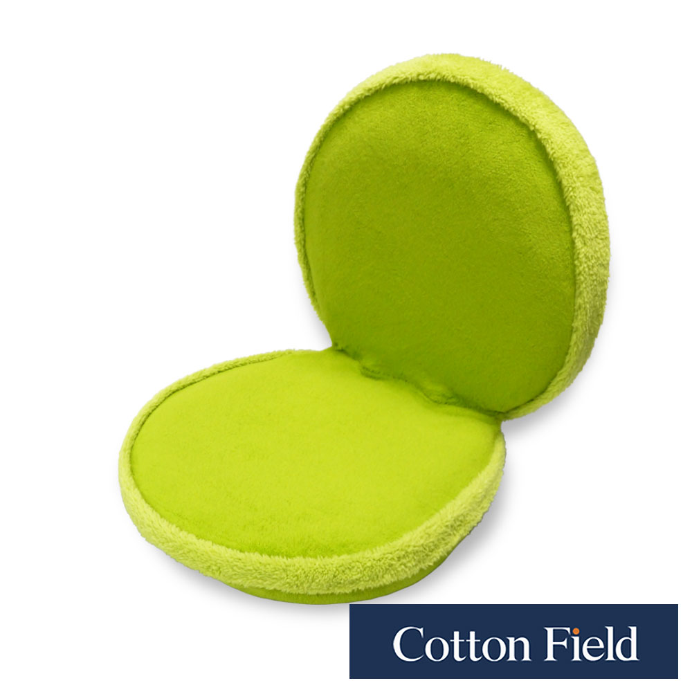 棉花田繽紛馬卡龍造型多功能折疊椅-果綠色