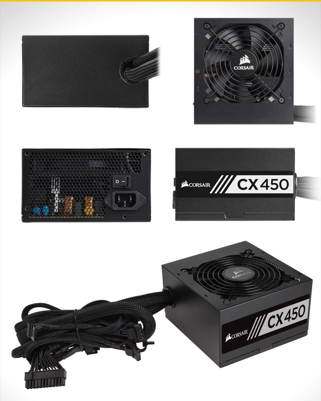 CORSAIR海盜船 CX450 80Plus銅牌 電源供應器