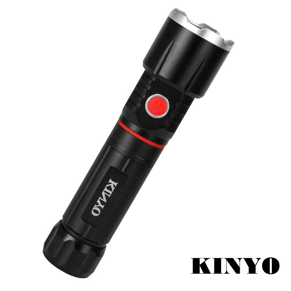 KINYO 電池式三合一多功能LED手電筒 (LED-509)