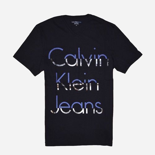Calvin Klein CK 男 短袖 T恤 藍 0655