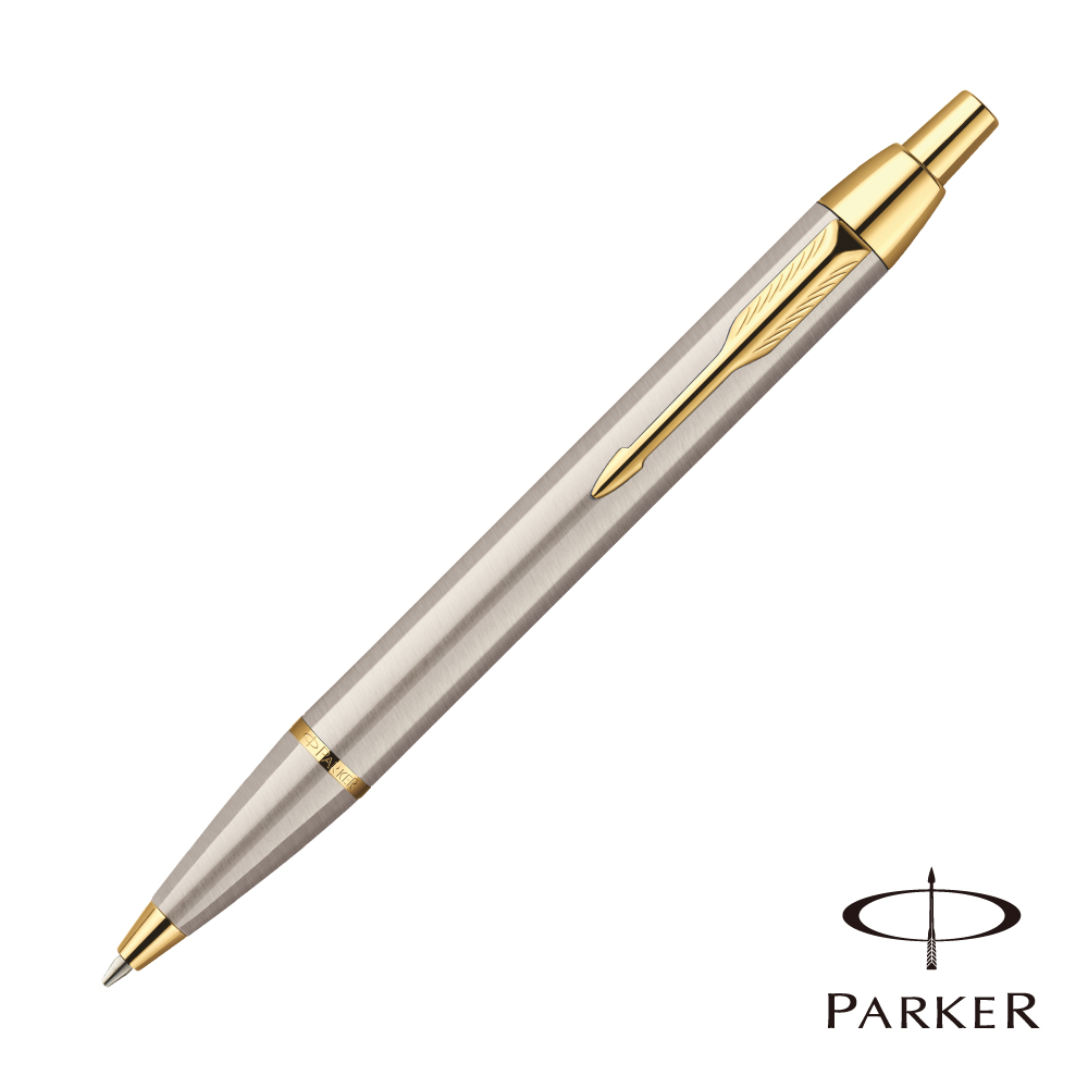 PARKER 派克 IM 鋼桿金夾 原子筆