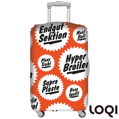 LOQI行李箱套 復古L號 適用28吋以上行李箱保護套