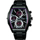 WIRED 東京潮流炫彩計時腕錶(AY8012X1)-紫圈x黑/38mm product thumbnail 1