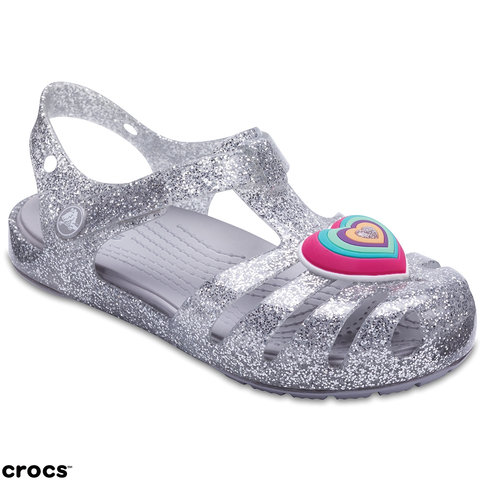 Crocs 卡駱馳 (童鞋) 伊莎貝拉繽紛涼鞋 205038-040