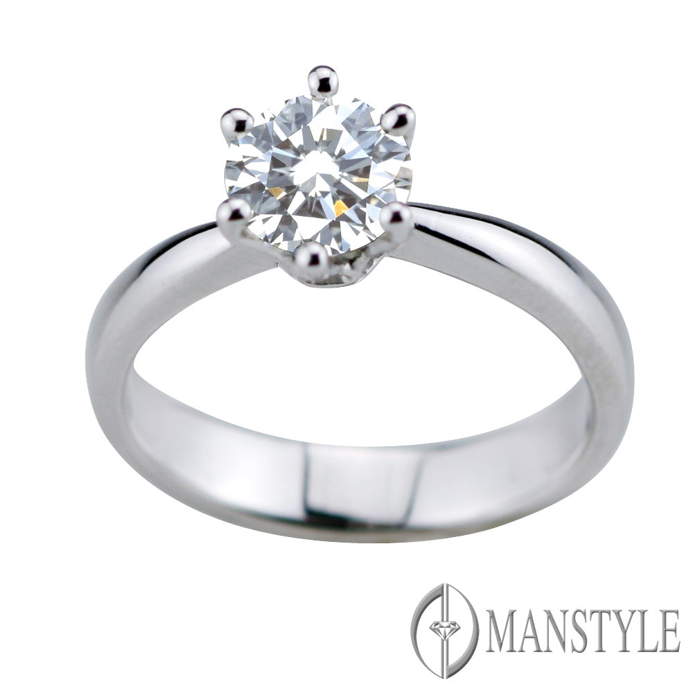 MANSTYLE 經典1.00ct 八心八箭鑽戒