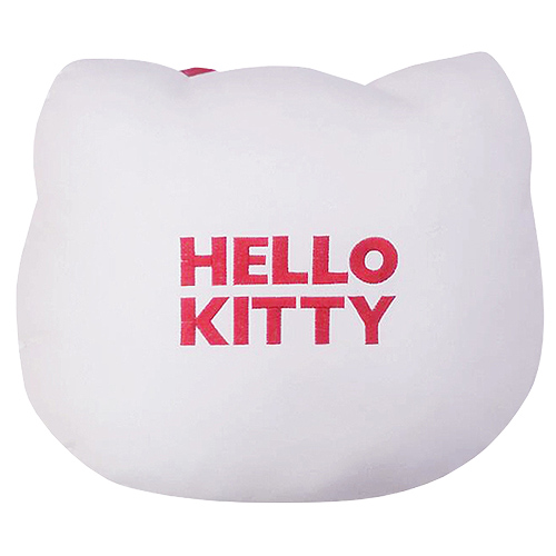 HELLO KITTY 經典皮革系列-頭型抱枕