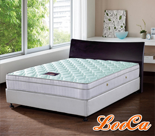 LooCa涼感調節三線獨立筒床墊-加大6尺