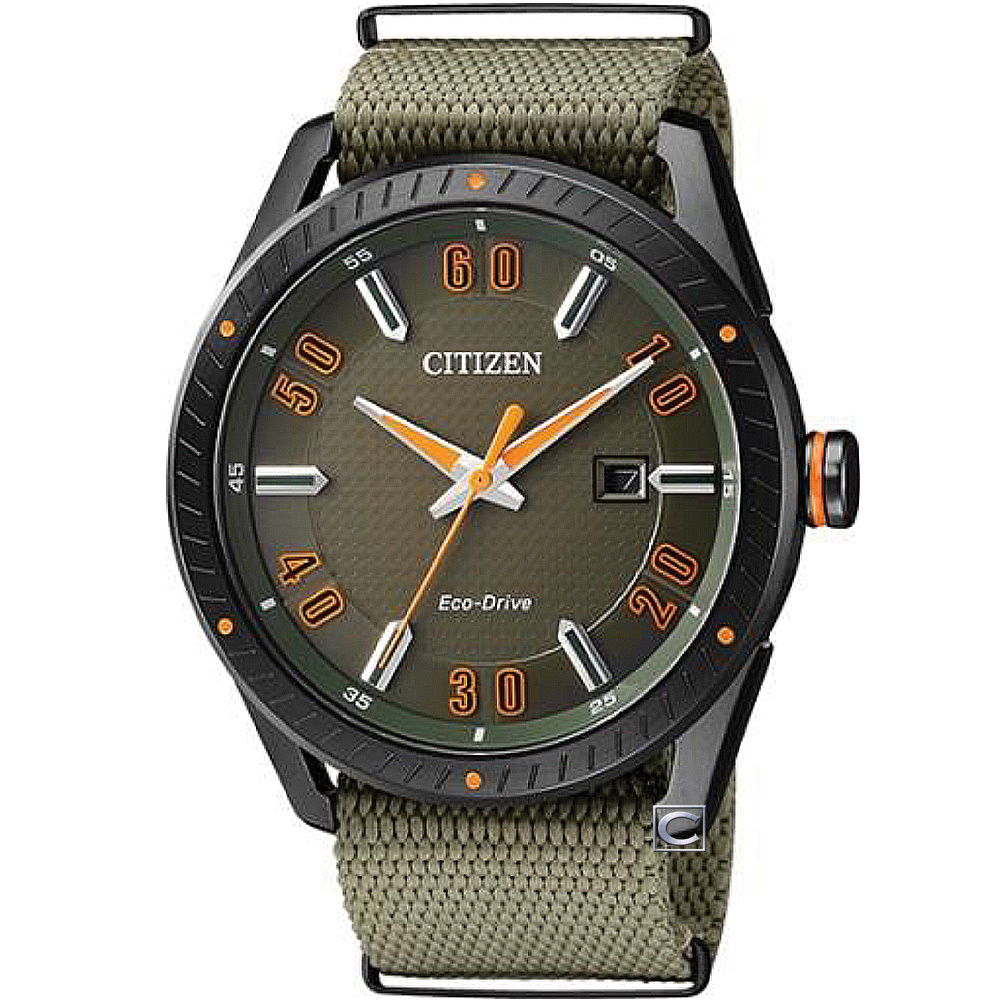 CITIZEN 星辰 時尚商務腕錶(BM6998-11X)-綠色/42mm