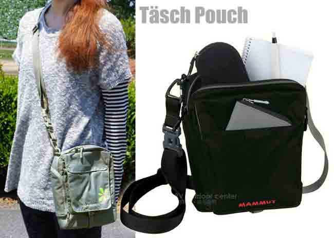 【MAMMUT 長毛象】新款 Tasch Pouch 抗撕裂側背包 3L /斜背包/黑