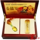 A+ 藏金品 金湯匙-琉璃金品彌月禮(招財金箔印章禮盒組) product thumbnail 1