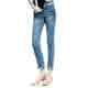 BRAPPERS 女款 Boy Friend Jeans系列-女用彈性吊帶九分褲-淺藍 product thumbnail 1