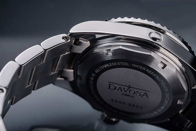 DAVOSA Ternos TT雙色陶瓷外圈自動排氦潛水專用錶-灰色/黑面/42mm