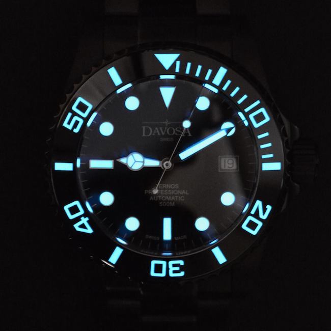 DAVOSA Ternos TT雙色陶瓷外圈自動排氦潛水專用錶-灰色/黑面/42mm