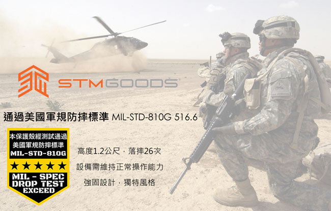 澳洲STM Dux Plus iPad Pro 10.5吋 專用軍規防摔殼 - 深藍