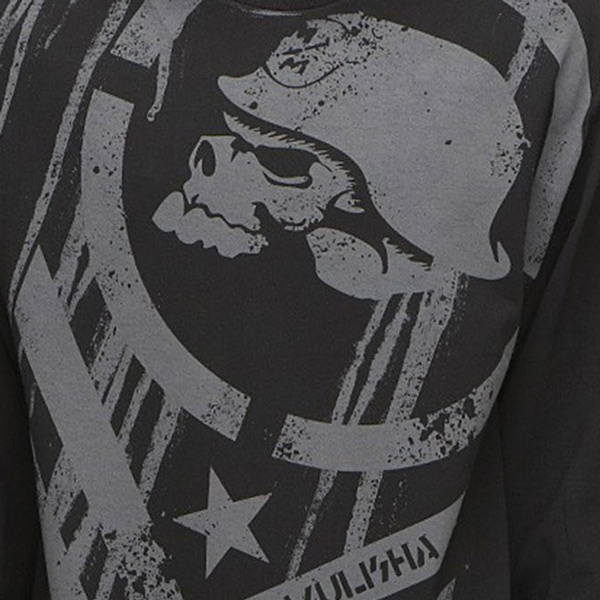[摩達客]美國進口【Metal Mulisha】超酷骷髏標誌長袖T恤