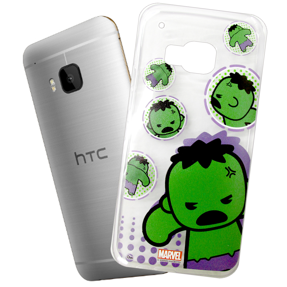 復仇者聯盟 HTC One M9 Q版彩繪手機軟殼(英雄款) product image 1