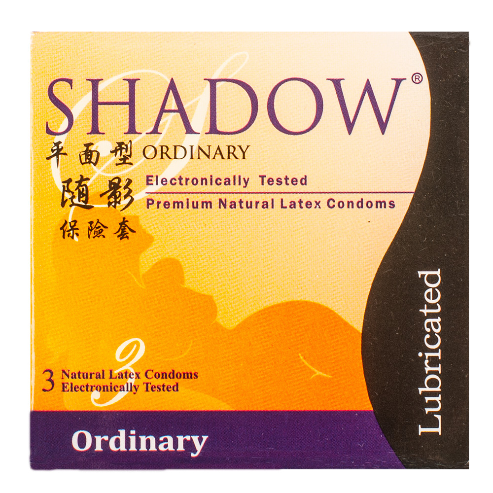 SHADOW 隨影 平面型保險套 3入裝/盒