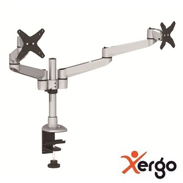 Xergo 雙延伸臂雙螢幕夾桌支撐架－EM43116